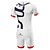 cheap Cycling Clothing-Malciklo Men&#039;s Short Sleeve Cycling Jersey with Shorts Triathlon Tri Suit Mountain Bike MTB Road Bike Cycling White Black Green Geometic British Bike Breathable Quick Dry Reflective Strips Back