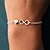 cheap Bracelets-Women&#039;s Chain Bracelet Charm Bracelet Twisted Heart Love Infinity Dainty Ladies Simple Unique Design Basic Alloy Bracelet Jewelry Silver / Gold For Party Gift Casual Daily