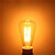 preiswerte Glühlampen-6pcs 40w e14 st48 Glühlampe Vintage Edison Glühbirne warmweiß 2200-2700k Retro dimmbare Reproduktion für Kerze Pendelleuchte Kronleuchter 220-240v
