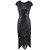cheap Vintage Dresses-Roaring 20s 1920s Cocktail Dress Vintage Dress Flapper Dress Dress Halloween Costumes Prom Dresses Christmas Party Dress Knee Length The Great Gatsby Charleston Women&#039;s Sequins Embroidered Wedding