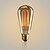 billige Glødelampe-brelong 6 stk e27 40w st64 dimmable edison dekorative pære varm hvid
