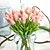 baratos Flores Artificiais-flores artificiais 10 ramos rústicos festa tulipas flor eterna flor de mesa 32 cm