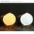 cheap Bath Fixtures-3D Moon Lamp 3 Color Change Flap LED Night Light Print Moon USB Home Decorating Bedside Lamp Christmas Gift for Baby and Kids
