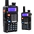 billige Walkie-talkies-BAOFENG Walkie talkie Håndholdt Dual-band Tovejs radio 5-10 km 5-10 km / 136-174 mHz / 400-480MHz