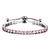cheap Bracelets-Women&#039;s Burgundy Charm Bracelet Tennis Bracelet Alloy Bracelet Jewelry Purple / Red / Pink For Daily