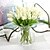 abordables Fleurs Artificielles-fleurs artificielles 10 branches tulipes de fête rustique fleur éternelle fleur de table 32cm
