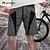 abordables Ropa de ciclismo-SANTIC Hombre Pantalones Acolchados de Ciclismo Ciclismo Pantalones cortos para MTB Verano Licra Poliéster Gris Bicicleta Almohadilla 3D Transpirable Secado rápido Bermudas Pantalones Cortos