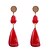 cheap Earrings-Women&#039;s Drop Earrings Dangle Earrings Hanging Earrings Long Mood Ladies Fashion Resin Earrings Jewelry Yellow / Red / Green For Gift Daily 1 Pair