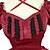 preiswerte Vintage-Kleider-Rokoko Viktorianisch Kostüm Damen Kleid Schwarz / rot Vintage Cosplay Baumwollmischung Kurzarm Puff Ärmel