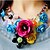 cheap Necklaces-1pc Statement Necklace Bib necklace Women&#039;s Party Special Occasion Birthday Multicolor Braided Bib Synthetic Gemstones Resin Plastic Flower Rainbow / Congratulations / Gift