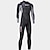cheap Surfing, Diving &amp; Snorkeling-ZCCO Men&#039;s 3mm Full Wetsuit Diving Suit SCR Neoprene High Elasticity Thermal Warm UPF50+ Breathable Back Zip Long Sleeve Full Body - Patchwork Swimming Diving Surfing Scuba Spring Summer Winter