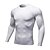 abordables Sport Athlétisme-YUERLIAN Chemise de compression Tshirt de Yoga Tee-shirt Sous Vêtement Homme Eté Spandex Grande Taille Aptitude Exercice Physique Fonctionnement Manches Longues Des sports Tenues de Sport Haute