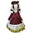 cheap Vintage Dresses-Princess Maria Antonietta Rococo Renaissance 18th Century Vacation Dress Dress Party Costume Masquerade Ball Gown Women&#039;s Costume Red and White / Red+Golden / Purple Vintage Cosplay Half Sleeve Party