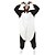 baratos Pijamas Kigurumi-Adulto Pijama kigurumi Vestuário de Noite Camuflagem Panda Desenho Animado Pijamas Macacão Amuleto Fantasias Ocasiões Especiais Lã Polar Cosplay Para Homens Mulheres Para Meninos Natal Pijamas Animais