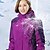 cheap Softshell, Fleece &amp; Hiking Jacket-Women&#039;s Hiking Jacket Hiking 3-in-1 Jackets Winter Outdoor Solid Color Thermal Warm Waterproof Windproof Breathable Jacket 3-in-1 Jacket Fleece Full Length Visible Zipper Camping / Hiking Ski