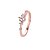 billige Others-1 stk Bandring Ring For Krystal Dame Daglig I-byen-tøj Natklub Klassisk Stilfuldt Messing Simuleret diamant Blomst / Hale Ring