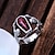 cheap Men&#039;s Rings-Band Ring Retro Red Copper Silver Plated Skull Skeleton Statement Punk 1pc 7 8 9 10 11 / Men&#039;s / Statement Ring