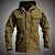 cheap Softshell, Fleece &amp; Hiking Jackets-Men&#039;s Hiking Jacket Summer Outdoor Breathable Wear Resistance Camo / Camouflage Single Slider Coat Top Camping / Hiking Hunting Fishing Camouflage Rough Black Black Brown / Long Sleeve