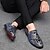 abordables Zapatos de Hombre-Hombre Zapatos de taco bajo y Slip-On Zapatos formales Tallas Grandes Zapatos Confort Clásico Británico Oficina y carrera Fiesta y Noche Ante Satén Mocasín Negro Rojo Azul Verano Primavera