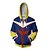 cheap Cosplay &amp; Costumes-My Hero Academia / Boku No Hero My Hero Academy Battle For All / Boku no Hero Academia All Might Coat Hoodie Back To School Cartoon Stylish Hoodie Outerwear For Men&#039;s Women&#039;s Teen Adults&#039;