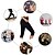 billige Sport Fritid-Slankende Capri Tights Sport Neopren Yoga Fitness Gym Træning Strækkende Varm sved Vægttab Fedtforbrænder Sportslig mave Til Herre Dame Ben Mave