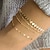 cheap Others-4pcs Women&#039;s ID Bracelet Link / Chain Dainty Ladies Elegant Trendy Delicate Alloy Bracelet Jewelry Silver / Gold For Daily Work