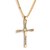 cheap Men&#039;s Necklaces-Men&#039;s Pendant Necklace Classic Stylish Cross Simple Fashion Classic Rhinestone Alloy Gold Silver 46 cm Necklace Jewelry 1pc For Club Bar