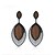 cheap Women&#039;s Jewelry-1 Pair Drop Earrings Dangle Earrings Women&#039;s Club Hollow Out Wooden Steel