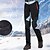 abordables Ropa de esquí-pantalones de nieve para mujer pantalones de esquí forrados de vellón al aire libre invierno térmico cálido impermeable a prueba de viento forro de vellón pantalones pantalones para esquiar snowboard