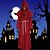 cheap Vintage Dresses-Pastor Cosplay Costume Cloak Masquerade Men&#039;s Adults&#039; One Piece Halloween Masquerade Festival / Holiday Woolen Red / Blue / White Men&#039;s Easy Carnival Costumes Simple Solid Colored / Leotard / Onesie