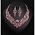 cheap Others-Women&#039;s Multicolor AAA Cubic Zirconia Drop Earrings Bib necklace Vintage Style Flower Rainbow Ladies Stylish Luxury Elegant Romantic Color Rhinestone Earrings Jewelry Purple / Champagne / Rainbow For