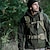 cheap Softshell, Fleece &amp; Hiking Jackets-Men&#039;s Fleece Softshell Hiking Softshell Jacket Military Tactical Jacket Winter Outdoor Thermal Warm Windproof Breathable Wear Resistance Single Slider Jacket Hoodie Coat Camping / Hiking Hunting