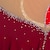 abordables Patinage sur glace-Robe de Patinage Artistique Femme Fille Patinage Robes Tenue Violet Jaune Rose Patchwork Haute élasticité Compétition Tenue de Patinage Fait à la main A Bijoux Strass manche longue Patinage sur glace