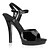 cheap Sandals-Women&#039;s Heels Plus Size Stiletto Heel Open Toe Dress Party &amp; Evening Patent Leather Leatherette Buckle Summer Black Red Gray