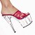 cheap Sandals-Women&#039;s Heels Clear Transparent PVC Mesh Plus Size Stiletto Heel Open Toe Wedding Dress Party &amp; Evening Customized Materials Black / White White Black