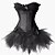 abordables Robes Vintage-Elégant Rétro Vintage Robe noire robe de vacances Robe Bal Masqué Robe de bal Cygne noir Femme Robe