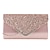 baratos Bolsas-Bolsas de embreagem femininas de couro pu para festa de casamento à noite com glitter cor sólida brilho em preto prata rosa