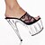 cheap Sandals-Women&#039;s Heels Clear Transparent PVC Mesh Plus Size Stiletto Heel Open Toe Wedding Dress Party &amp; Evening Customized Materials Black / White White Black