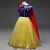 cheap Movie &amp; TV Theme Costumes-Snow White Princess Fairytale Dress Cosplay Costume Party Costume Girls&#039; Movie Cosplay A-Line Slip Dresses Mesh Yellow Dress Christmas Halloween Carnival Tulle Polyster