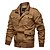 cheap Softshell, Fleece &amp; Hiking Jackets-Men&#039;s Hiking Jacket Military Tactical Jacket Autumn / Fall Spring Outdoor Solid Color Thermal Warm Windproof Multi-Pockets Lightweight Jacket Top Cotton Hunting Fishing Climbing Army Green Khaki Black