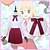 billige Anime Cosplay-Inspireret af Himouto skolepiger Umaru Doma Anime Cosplay Kostumer Japansk Helfarve Cosplay jakkesæt Skoleuniformer Halsklud Trøje Nederdel Langærmet Til Herre Dame