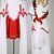 baratos Cosplay Anime-Inspirado por SAO Swords Art Online Asuna Yuuki Anime Trajes de cosplay Japanês Design Especial Trajes de cosplay Blusa Saia Mais Acessórios Para Homens Mulheres / Ocasiões Especiais