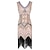 cheap Vintage Dresses-The Great Gatsby Charleston Roaring 20s 1920s Cocktail Dress Vintage Dress Flapper Dress Halloween Costumes Prom Dresses Summer Women&#039;s Sequins Costume Vintage Cosplay Sleeveless Party Prom Knee