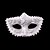 billige Cosplay og Kostymer-Venetiansk maske Maskeradmaske Halvmaske Inspirert av Cosplay Venetiansk Lilla Svart Halloween Voksne Halloween Karneval Maskerade Dame