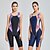cheap Wetsuits, Diving Suits &amp; Rash Guard Shirts-BANFEI Women&#039;s One Piece Swimsuit Breathable Quick Dry Ultra Light (UL) Nylon Polyester Sleeveless Swimwear Beach Wear Reactive Print Boyleg Swimming Surfing Water Sports / High Elasticity