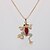 cheap Necklaces-Women&#039;s Pendant Necklace Statement Necklace Classic Frog Statement Unique Design Rustic Fashion Gold Plated Chrome Red Light Green 70 cm Necklace Jewelry 1pc For Carnival Holiday Birthday Bar Festival