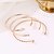 cheap Others-Women&#039;s Cuff Bracelet Classic Stylish Korean Alloy Bracelet Jewelry Gold For Daily