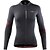 cheap Cycling Clothing-Mountainpeak Women&#039;s Long Sleeve Cycling Jersey Winter Spandex Dark Grey Black / Red Jacinth +Gray Solid Color Bike Jersey Top Mountain Bike MTB Moisture Wicking Breathable Back Pocket Sports