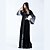 cheap Vintage Dresses-Witch Dress Cosplay Costume Cloak Women&#039;s Adults&#039; Dresses Vacation Dress Halloween Halloween Carnival Masquerade Festival / Holiday Polyster Black Women&#039;s Easy Carnival Costumes Patchwork