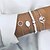 preiswerte Modische Armbänder-Damen Armband Mehrlagig Landkarten Modisch Vintage Europäisch schnurr Armband Schmuck Silber Für Alltag / Harz